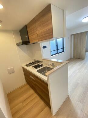 便利な2口ガスコンロ設置済！