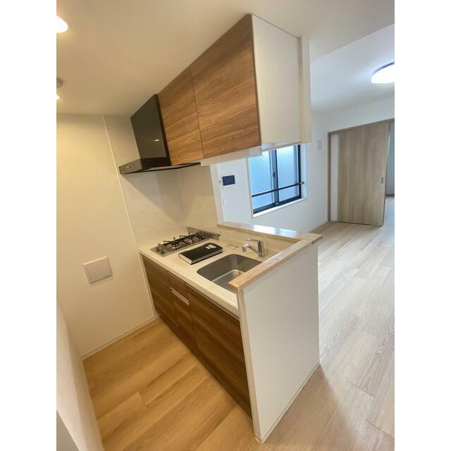 便利な2口ガスコンロ設置済！