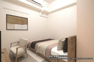 ５帖洋室※家具はCGイメージです。別部屋参考写真です。