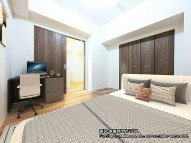 6帖※家具はCGイメージです。別部屋参考写真です。