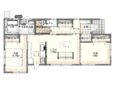 １階間取り図