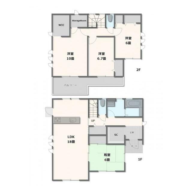 1号棟・4LDK+WIC+SIC