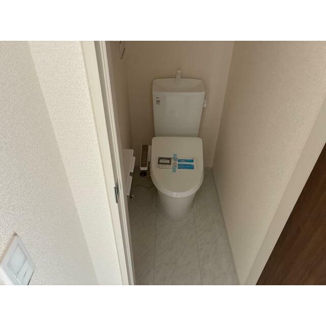 ここが毎日の健康チェックスペースになります（トイレ）（6号棟）