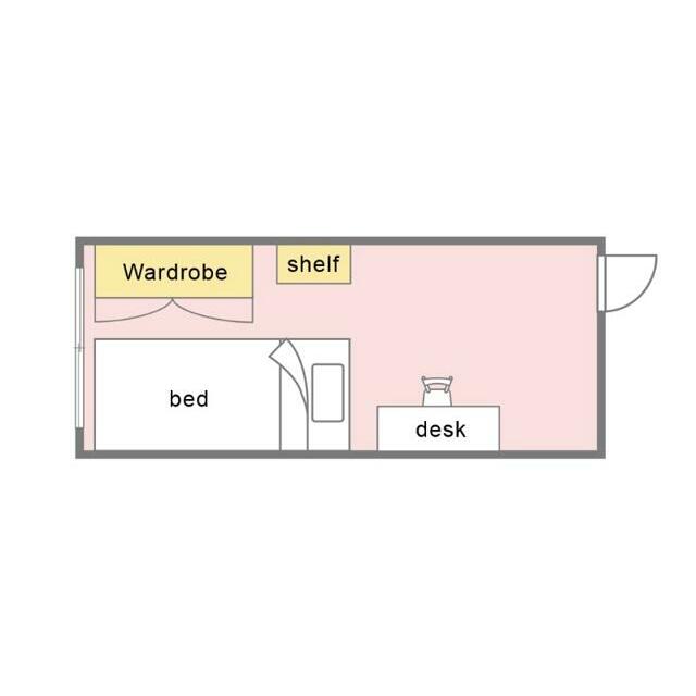 家具の配置は部屋により異なります
