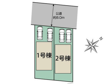 札幌市西区山の手6条5丁目2棟 区画図