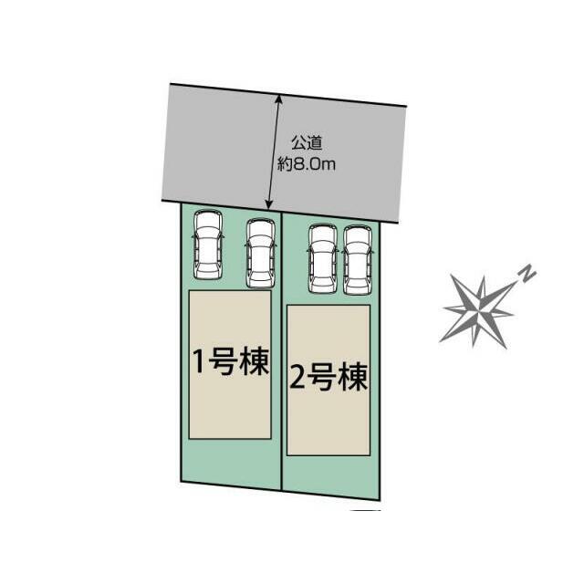 札幌市西区山の手6条5丁目2棟 区画図