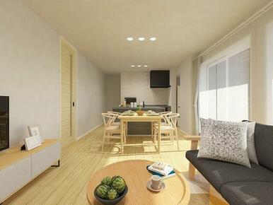 ＬＤＫ完成イメージ。家具や調度品などは含まれません。