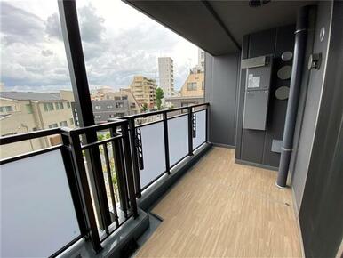 西向きバルコニー