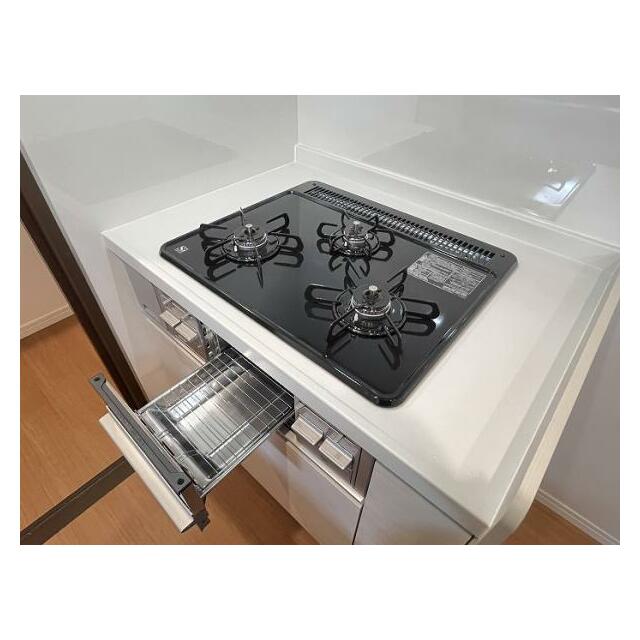 ガラストップコンロ　新品交換済み