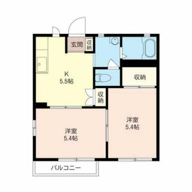 ALL洋室仕様のお部屋でリニューアル済！