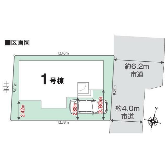 １号棟　区画図面