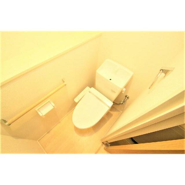 温水洗浄便座となっています。