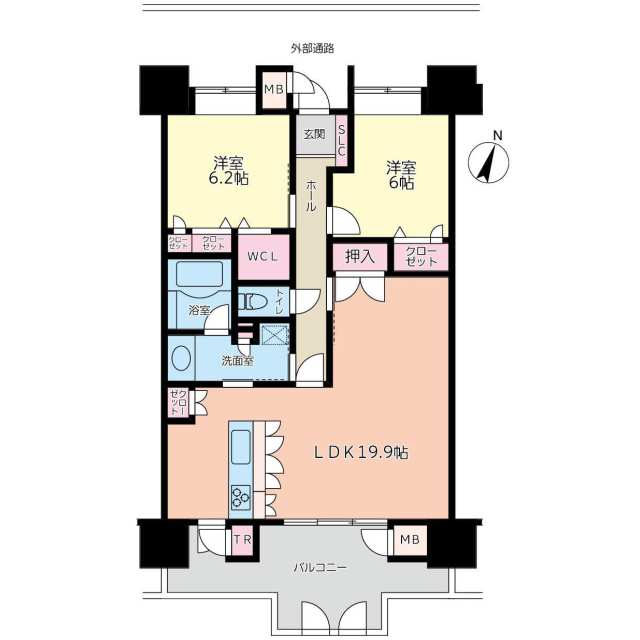 物件画像 行橋市 西宮市２丁目 (行橋駅) 6階 2LDK