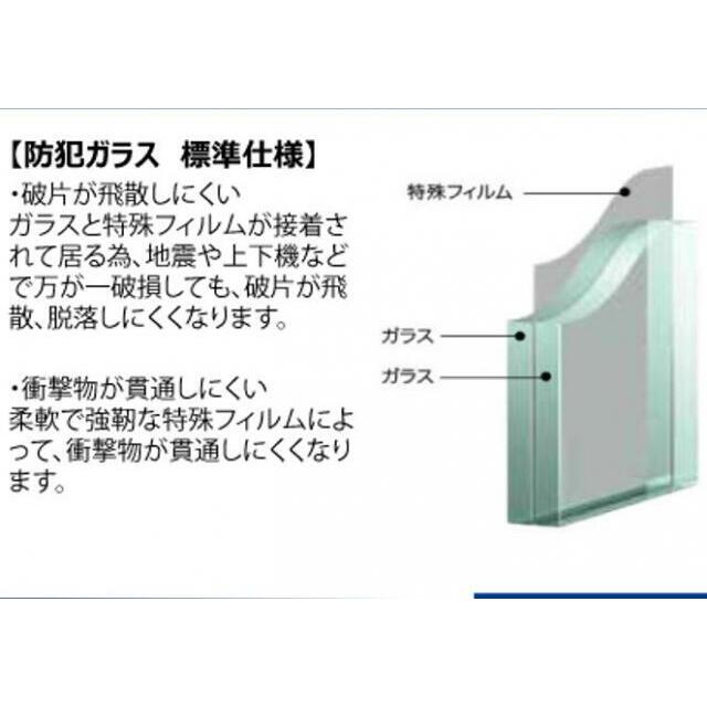 ★防犯ガラス 標準装備