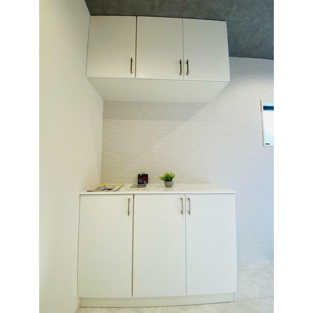 家の外と中をつなぐ要所だからすっきり心地よく整えたい（1号棟）