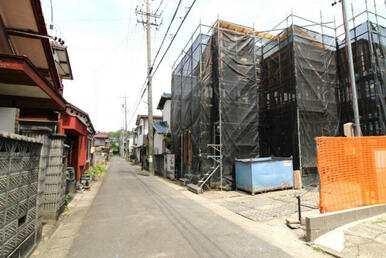 4月19日撮影 西側道路（南→北）