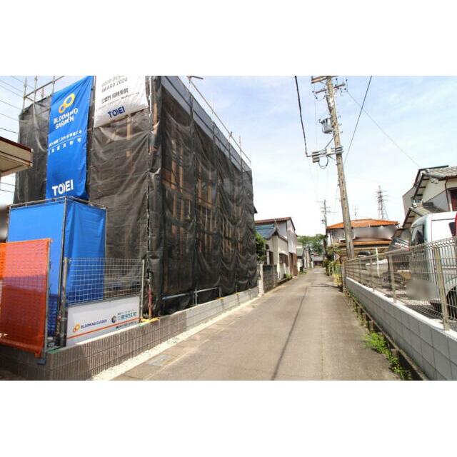 4月19日撮影 東側道路（南→北）