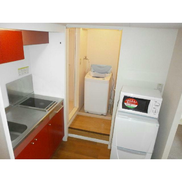 一部家電のないお部屋があります