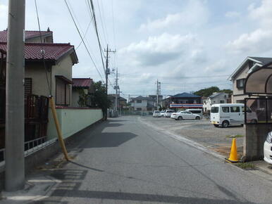 前面道路