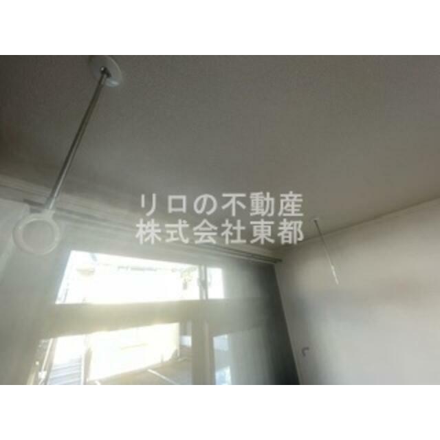 室内物干し用金具付！日中の外出や雨の日のお洗濯に便利☆
