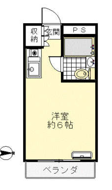 東向き、陽当たり良好