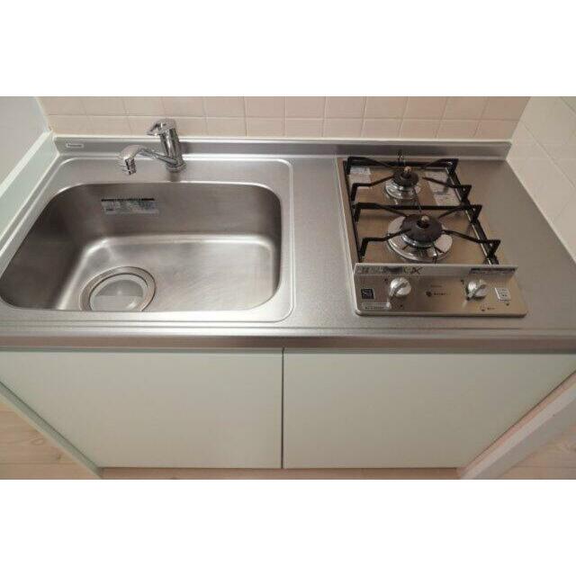 同時調理がが可能な近い勝手の良いキッチン