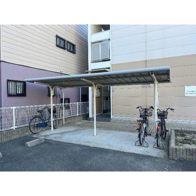 駐輪場です。