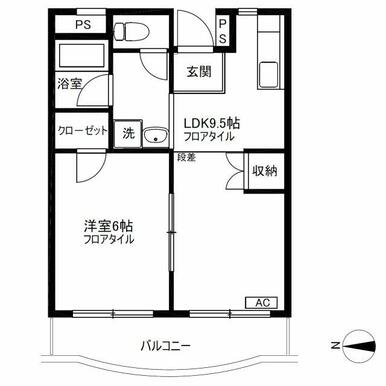 西向き・２Ｋ
