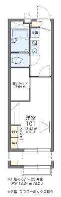代表的な間取のため実際の間取とは異なる場合があります