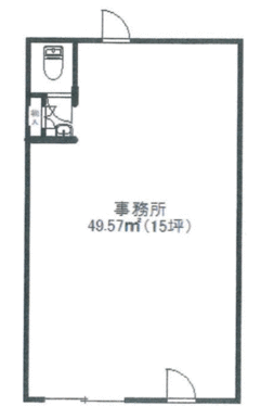 １階部分の間取図。