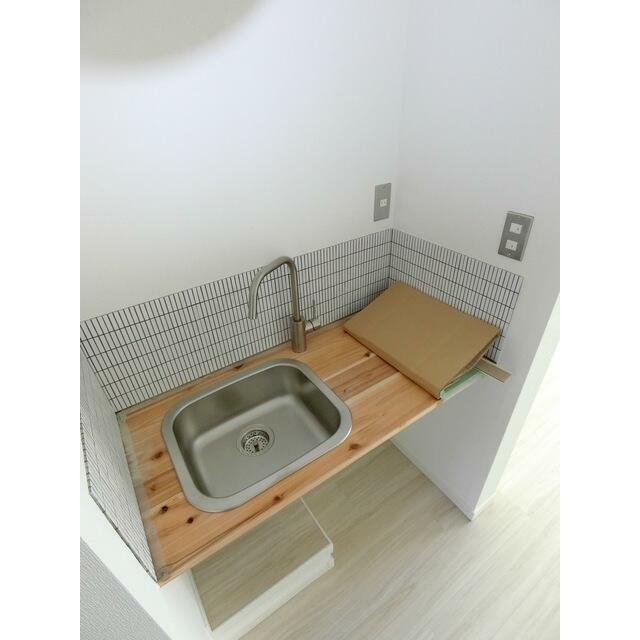 モザイクタイル×ウッドのオートクチュール