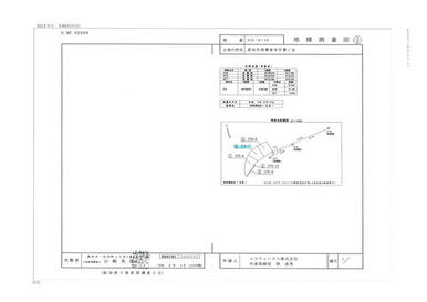 地積測量図３（Ｂ号地）