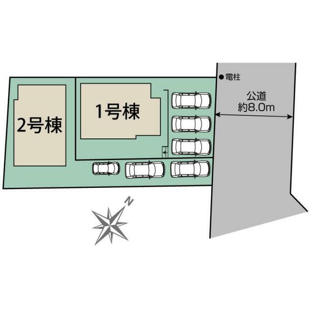 千葉市若葉区千城台南4丁目2棟 区画図