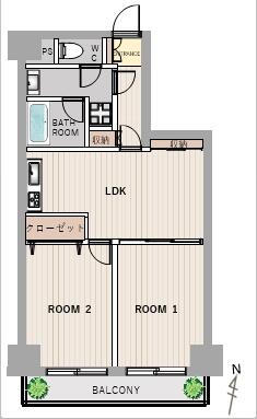 ２ＬＤＫの使いやすい間取り