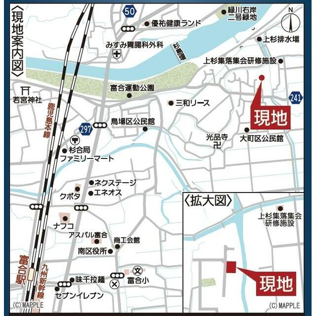 「近所にどんなお店が？」「学校や職場へのアクセスは？」など事前に確認しておきたい　※現地地図
