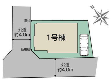 川口市差間1棟 区画図