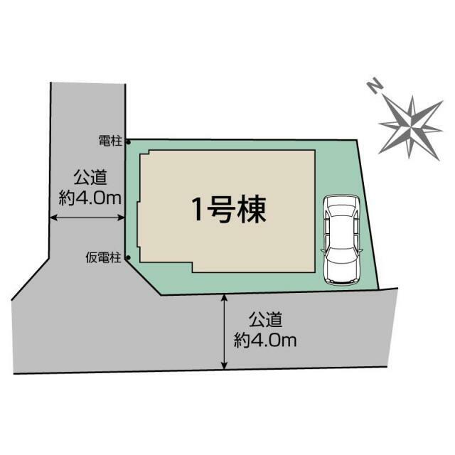 川口市差間1棟 区画図