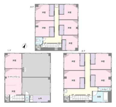 全体の間取り図