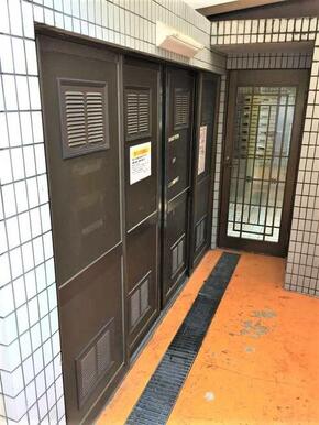 専用ごみ置き場