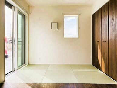 ３号棟　和室　癒される畳の空間が大人気