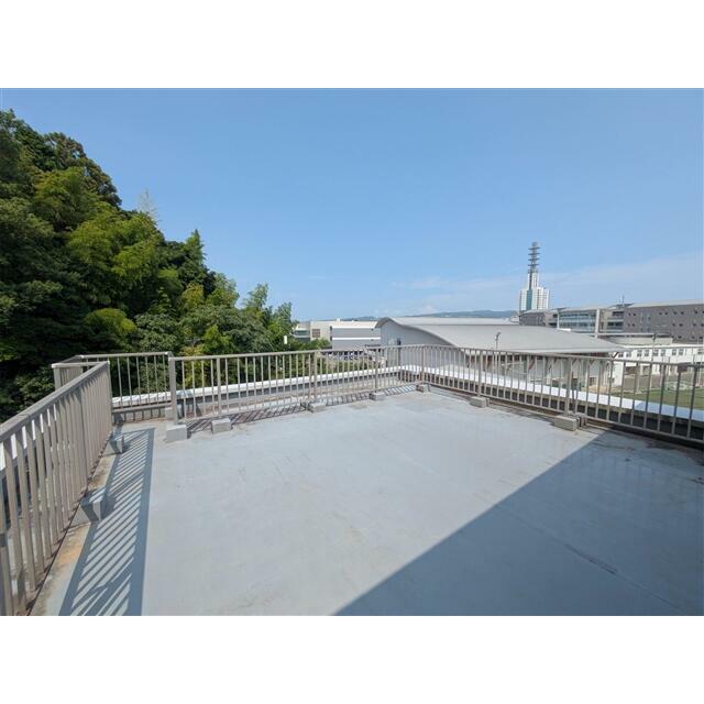 南東側のルーフバルコニーです。