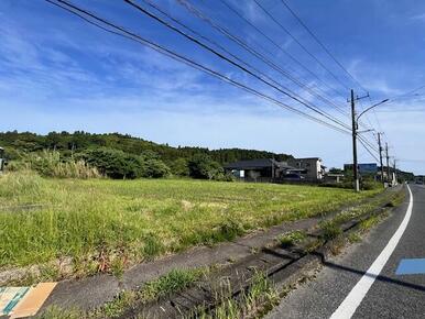 道路北側より撮影した物件写真です。