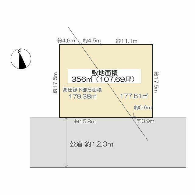 敷地面積356㎡（107.69坪）