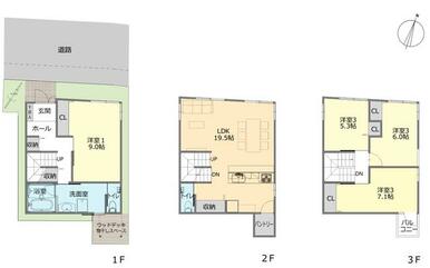 内見者様に、建物参考プランをプレゼント