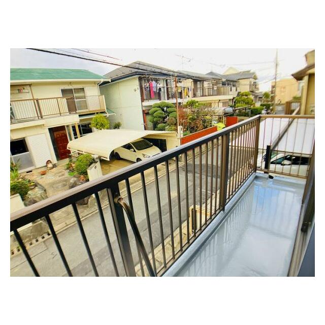 「バルコニー」1階バルコニーの様子です。