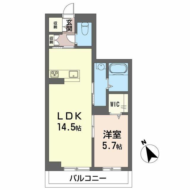 ワンハピネス ００２０３ 1LDKの画像