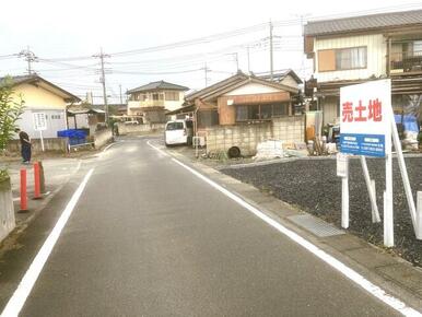 ②号地側前面道路