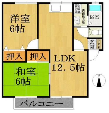 南向き２ＬＤＫのお部屋です♪