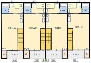 ２階間取図