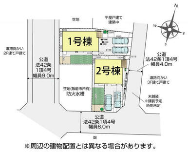 飯能市双柳2棟 区画図